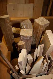 Restaurierung altes Holz